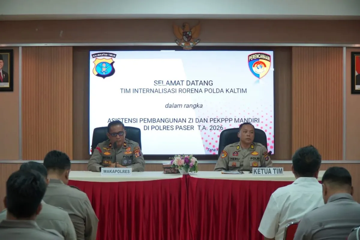 Polres Paser Dapatkan Asistensi Pembangunan Zona Integritas Menuju 2026
