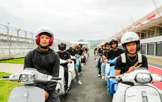 Komunitas Scoot Street Rayakan Ramadhan dengan NgabubuRide di Mandalika