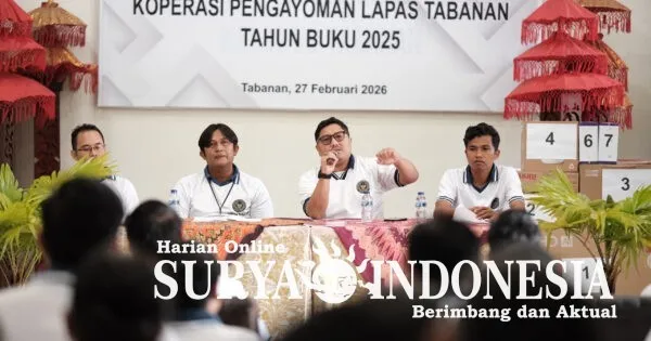 Rapat Anggota Tahunan Koperasi Lapas Tabanan Tingkatkan Kesejahteraan Pegawai