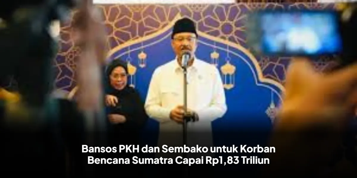 Pemerintah Salurkan Bansos Rp1,83 Triliun untuk Korban Banjir di Sumatra