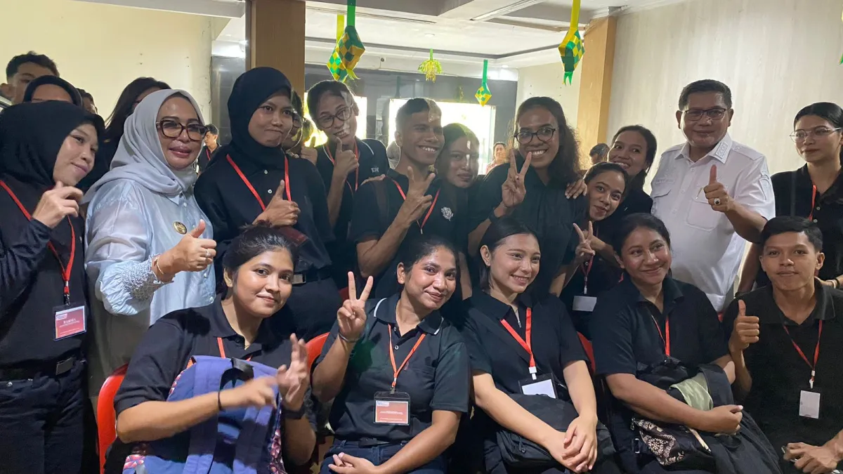 64 Anak Muda Ambon Ikuti Pelatihan Kerja di Bali Bersama Alfamart