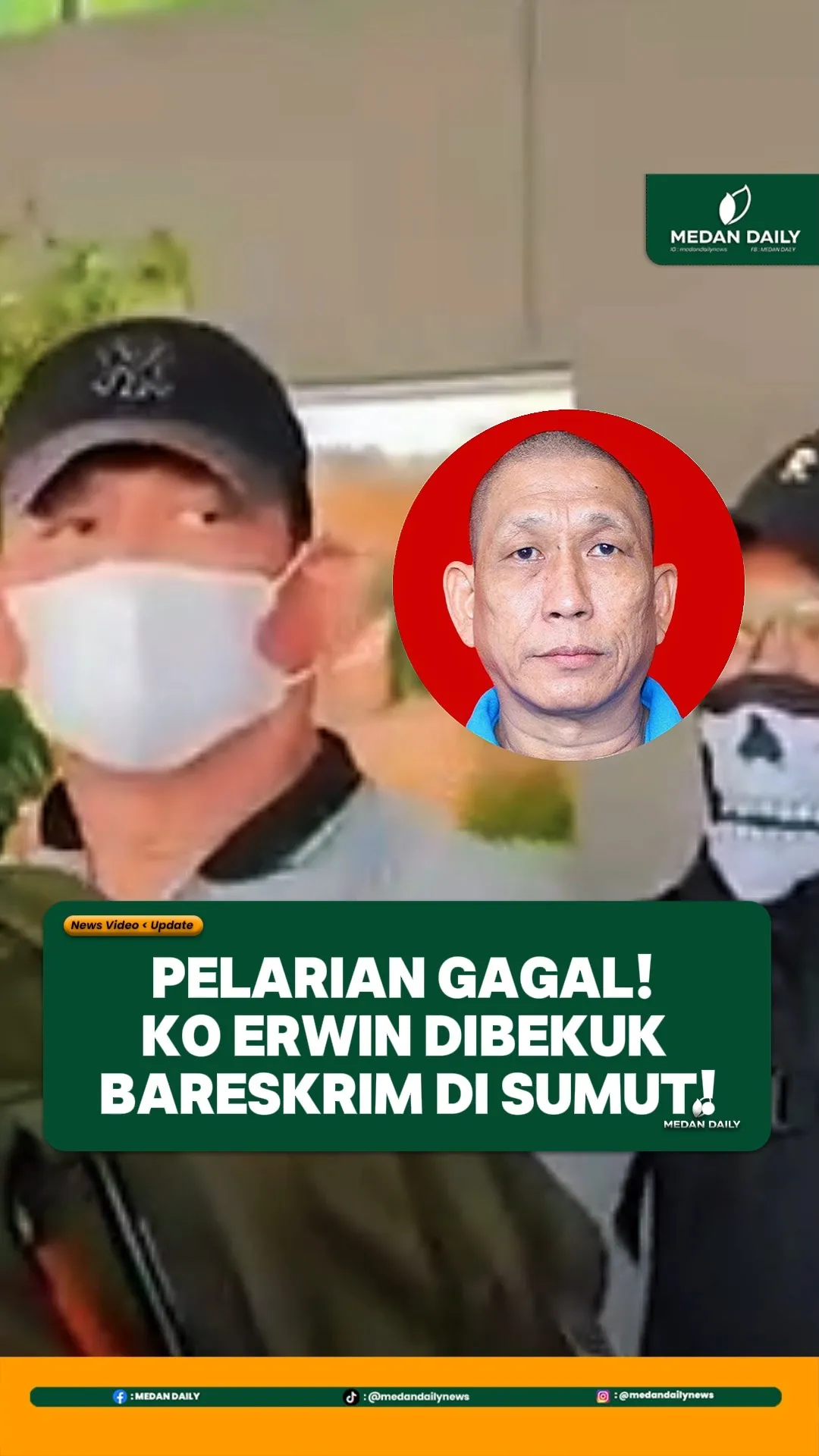 Penangkapan Buron Kasus Narkotika di Sumatera Utara