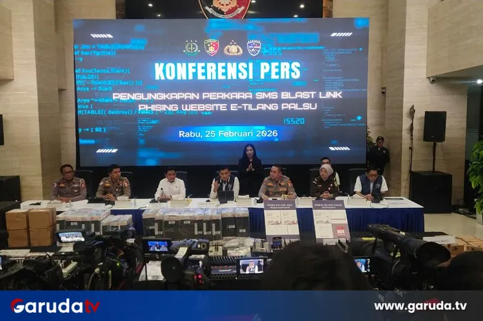 Bareskrim Ungkap Sindikat Phishing E-Tilang Palsu, Lima Tersangka Ditangkap