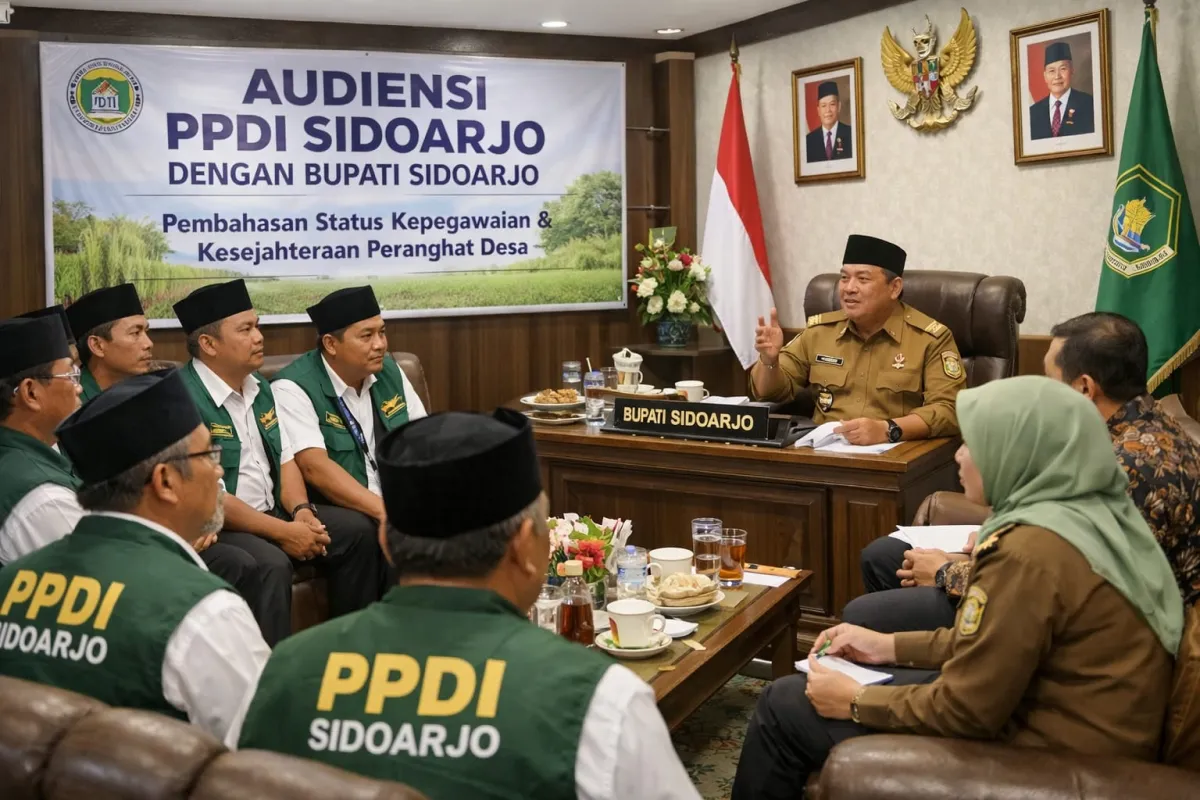 PPDI Sidoarjo Dorong Kepastian Status dan Kesejahteraan Perangkat Desa