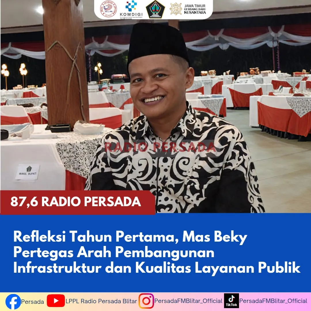 Wakil Bupati Blitar Tegaskan Fokus Pembangunan Infrastruktur dan Layanan Publik di Tahun Pertama