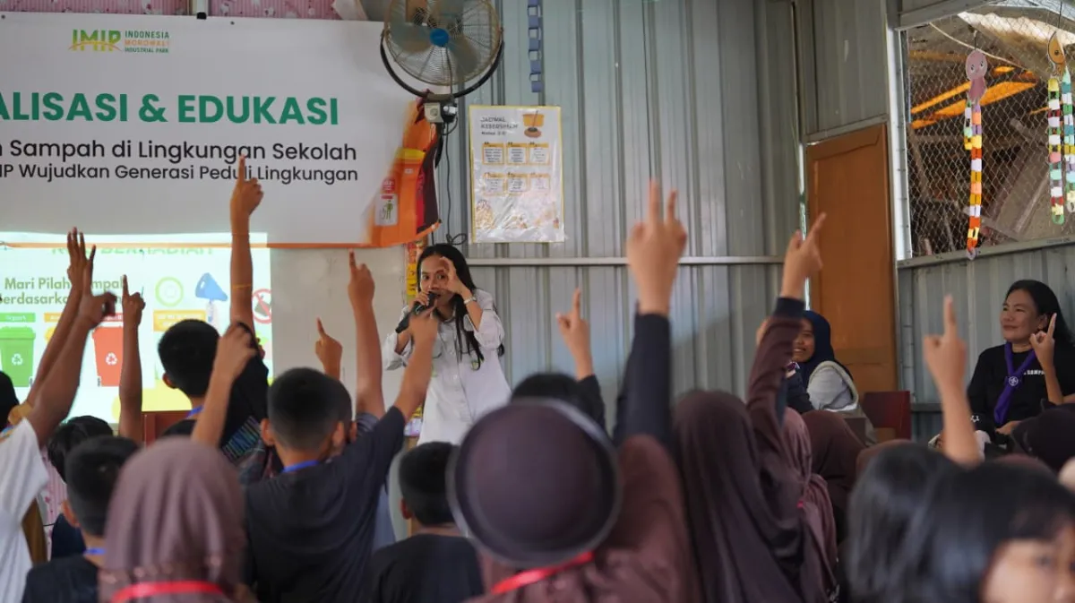 IMIP Ajak 311 Warga Bahodopi Kelola Sampah Dalam Edukasi HPSN