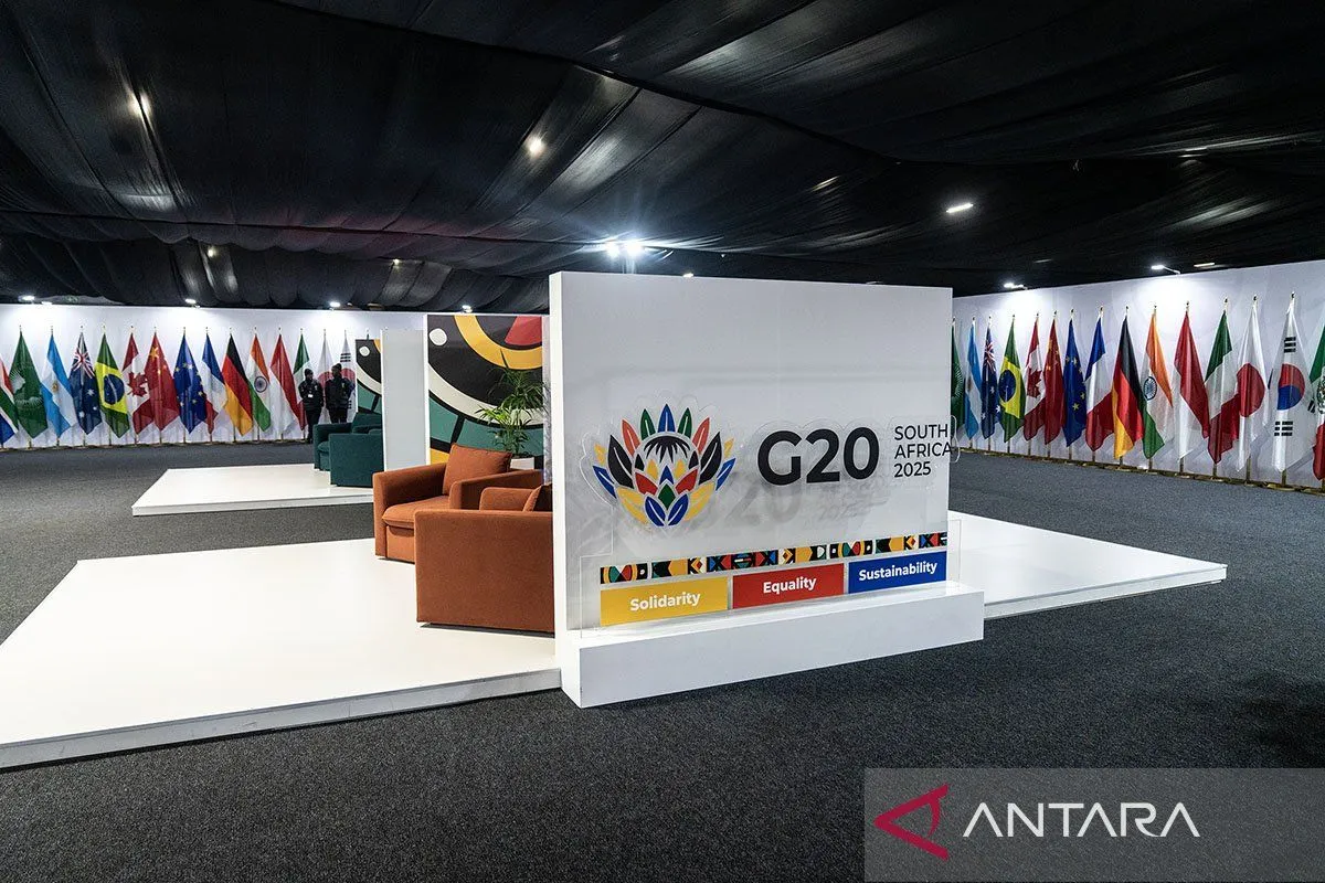 Suasana Menjelang KTT G20 Pertama di Afrika di Johannesburg
