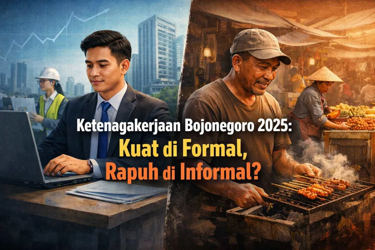 Ketenagakerjaan Bojonegoro 2025: Stabil di Formal, Tantangan di Informal