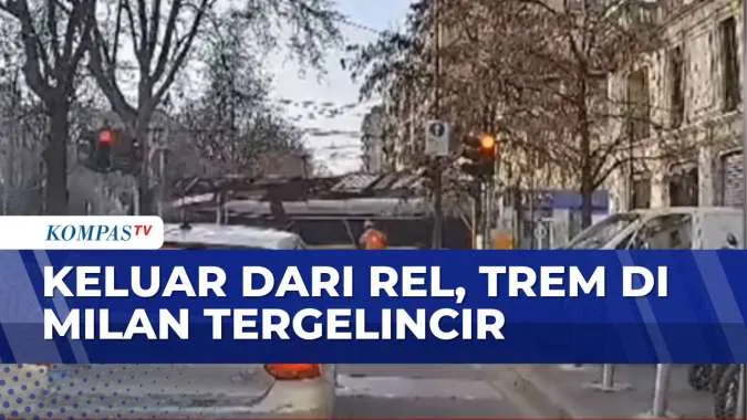 Trem Tergelincir di Milan, Dua Nyawa Melayang
