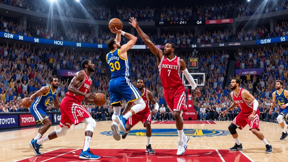 Warriors Menangkan Pertandingan Dramatis atas Rockets 115-113