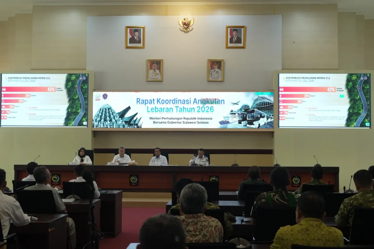 Pemerintah Perkuat Koordinasi Transportasi Jelang Angkutan Lebaran 2026 di Sulsel