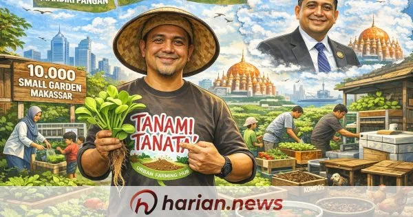 Makassar Bertransformasi: 10.000 Kebun Kecil untuk Kemandirian Pangan