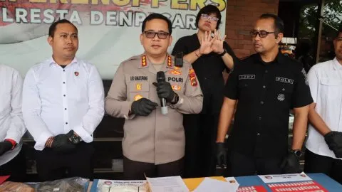 Dua Pengedar Ganja 2,4 Kg Ditangkap di Denpasar