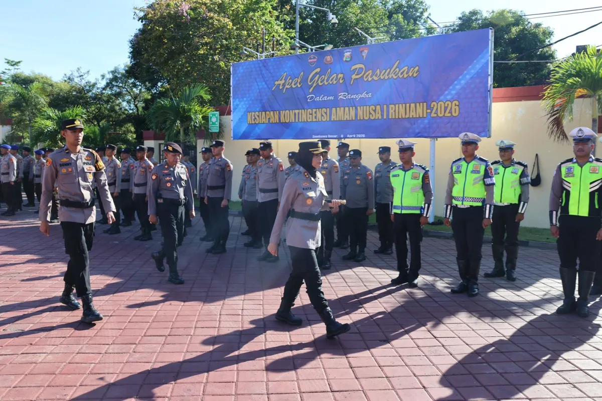 Polres Sumbawa Gelar Apel Kesiapan Hadapi Potensi Konflik Sosial
