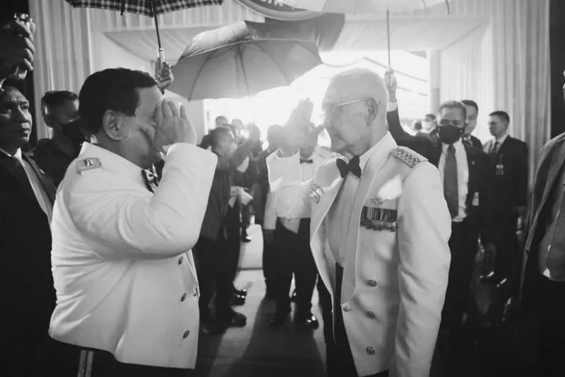 Prabowo Kenang Keteladanan Try Sutrisno sebagai Inspirasi Bangsa