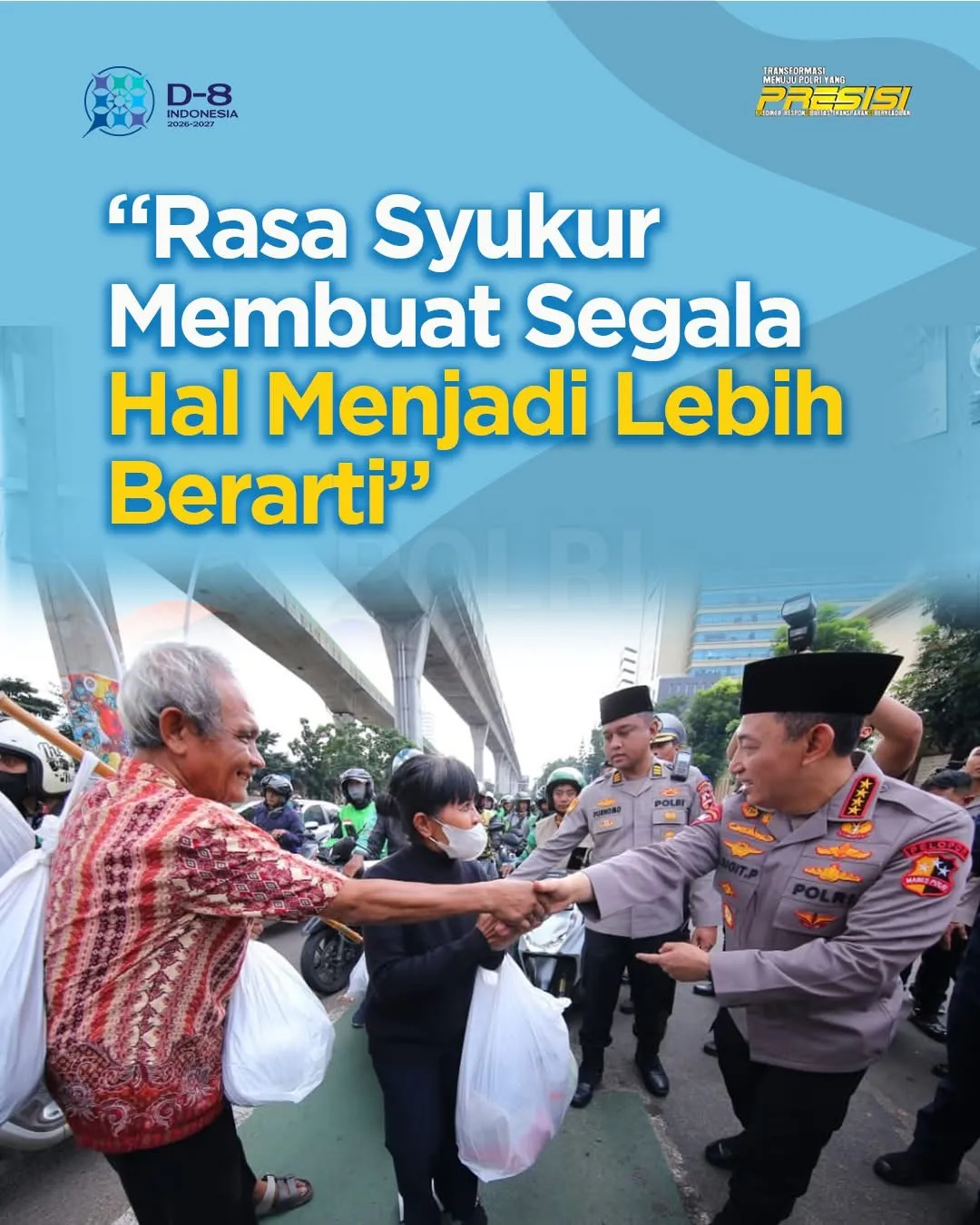 Kapolri Ajak Masyarakat Berbagi Kebaikan Saat Buka Puasa