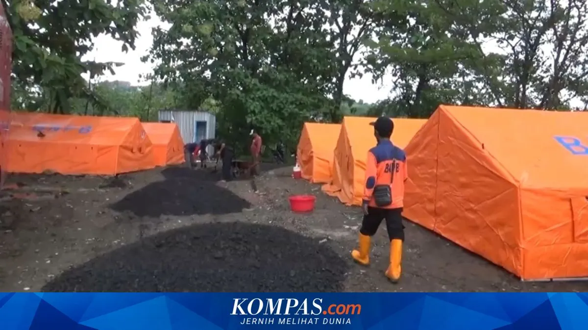 Pengungsi Tanah Gerak Jangli Semarang Alami Masalah Kesehatan Setelah Sebulan Tinggal di Tenda