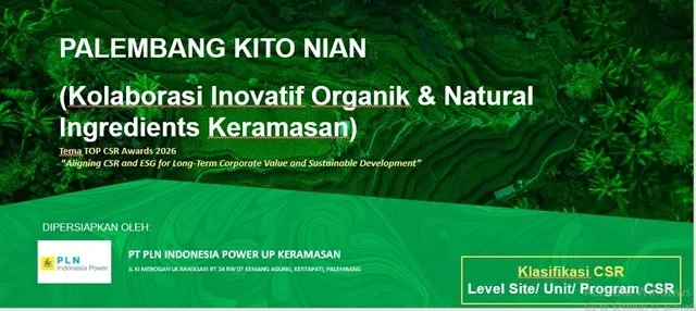 PLN Indonesia Power Keramasan Luncurkan Program CSR 'Palembang Kito Nian' untuk Pemberdayaan Ekonomi dan Lingkungan