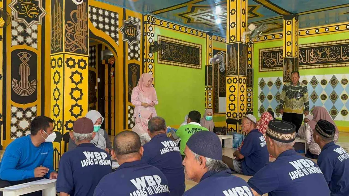 Lapas Lhoknga Selenggarakan Posbindu untuk Deteksi Dini Kesehatan Warga Binaan