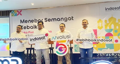 Indosat Pantau Jalur Mudik 24 Jam Selama Ramadan dan Luncurkan Aplikasi Sahabat AI