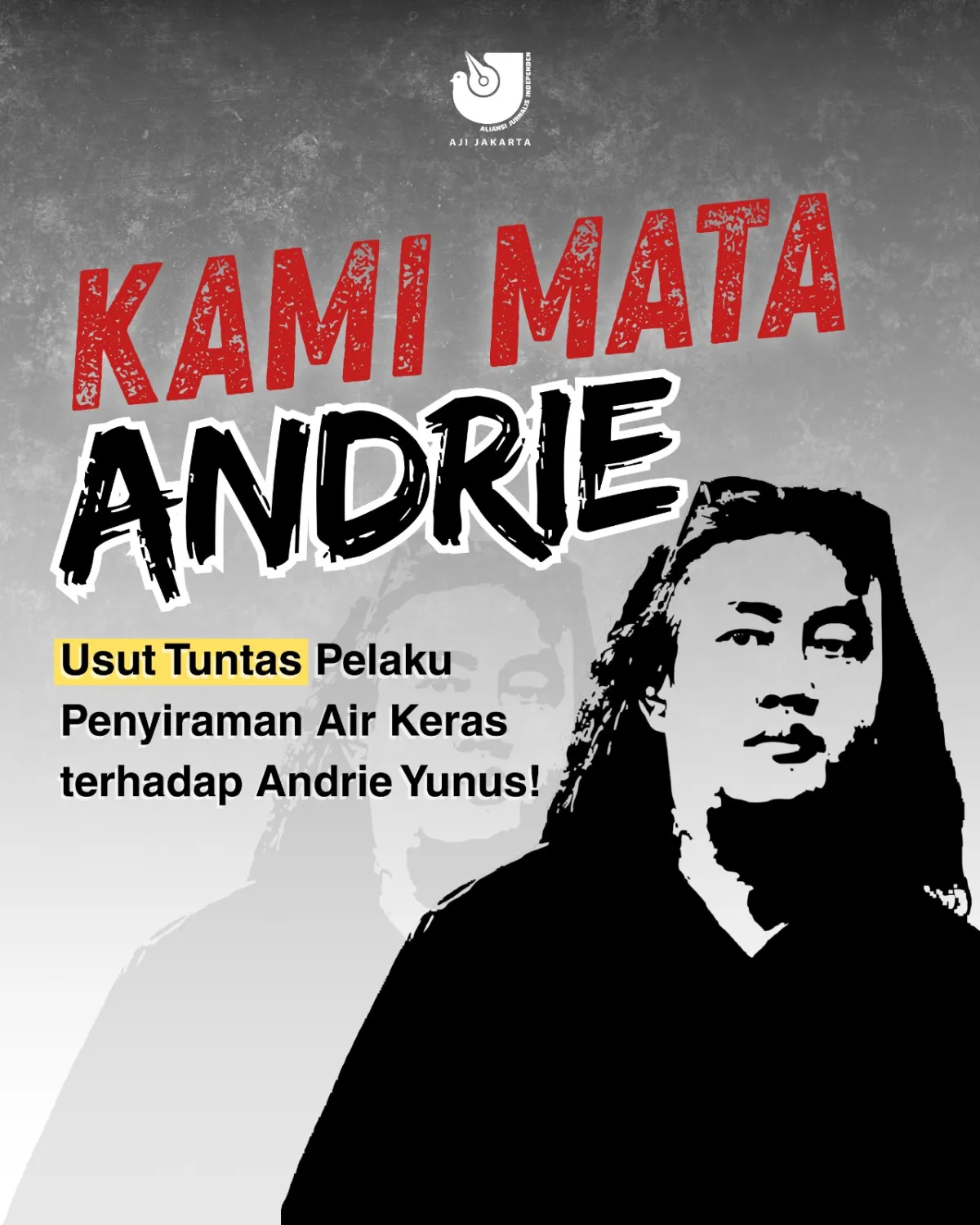 Isnur Desak Pengadilan Umum Tangani Kasus Penyiraman Andrie Yunus