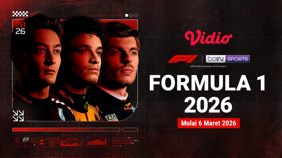 Nikmati Live Streaming Formula 1 2026 di Vidio