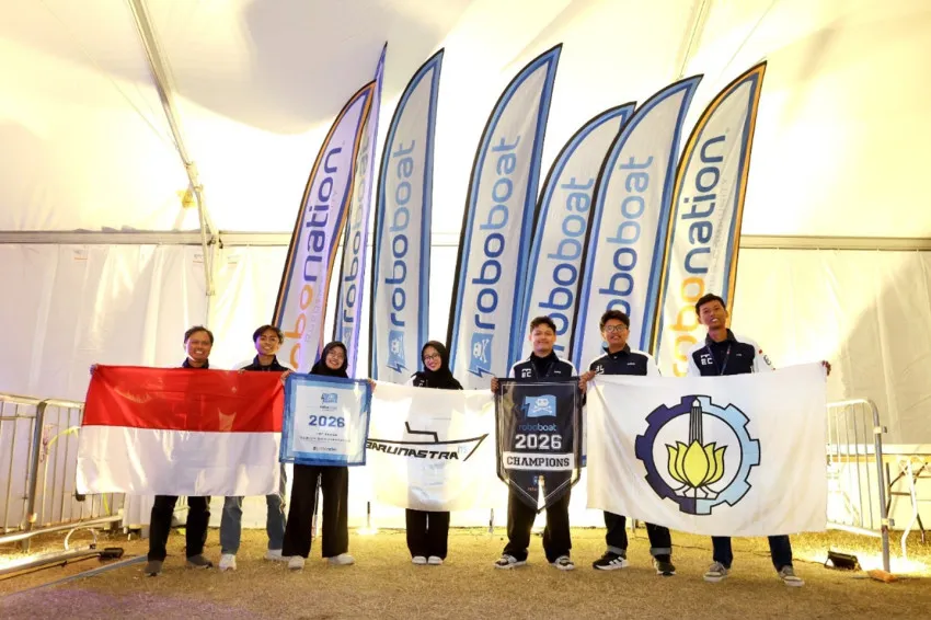 Tim Barunastra ITS Raih Grand Champion di Kompetisi Kapal Otonom Internasional 2026