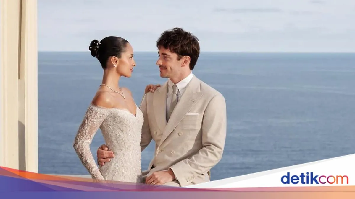 Leclerc Resmi Menikah dengan Alexandra di Rumah Karl Lagerfeld