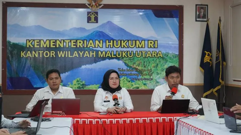 Harmonisasi Empat Ranperbup BLUD Puskesmas Halmahera Utara oleh Kemenkum Malut