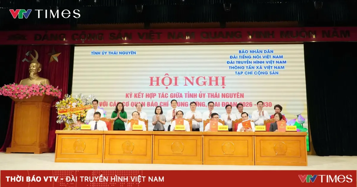 Thai Nguyen Jalin Kerja Sama Media dengan Lima Lembaga Pers untuk 2026-2030