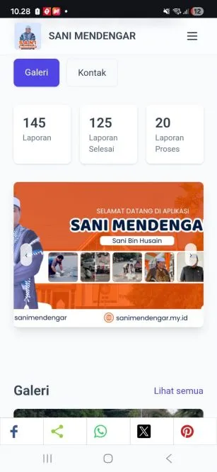 Inovasi Teknologi Sani untuk Respons Cepat Keluhan Warga