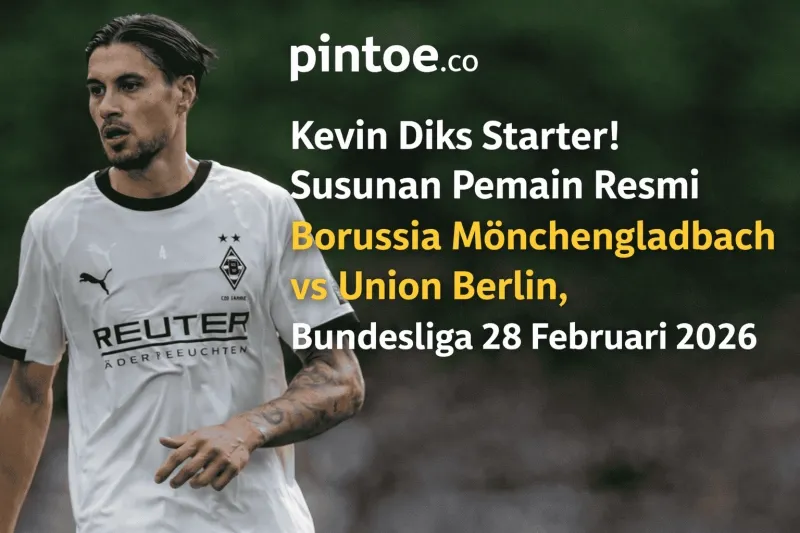 Kevin Diks Tampil Sebagai Starter di Mönchengladbach vs Union Berlin