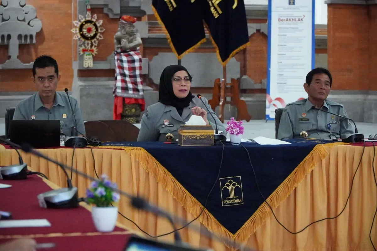 Kemenkum Bali Evaluasi Pembangunan Zona Integritas untuk Pertahankan Predikat WBBM