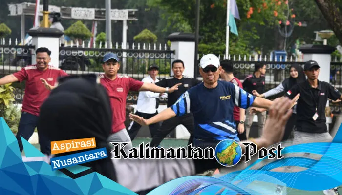 Senam Bersama Tingkatkan Kebugaran dan Kerjasama ASN HSS