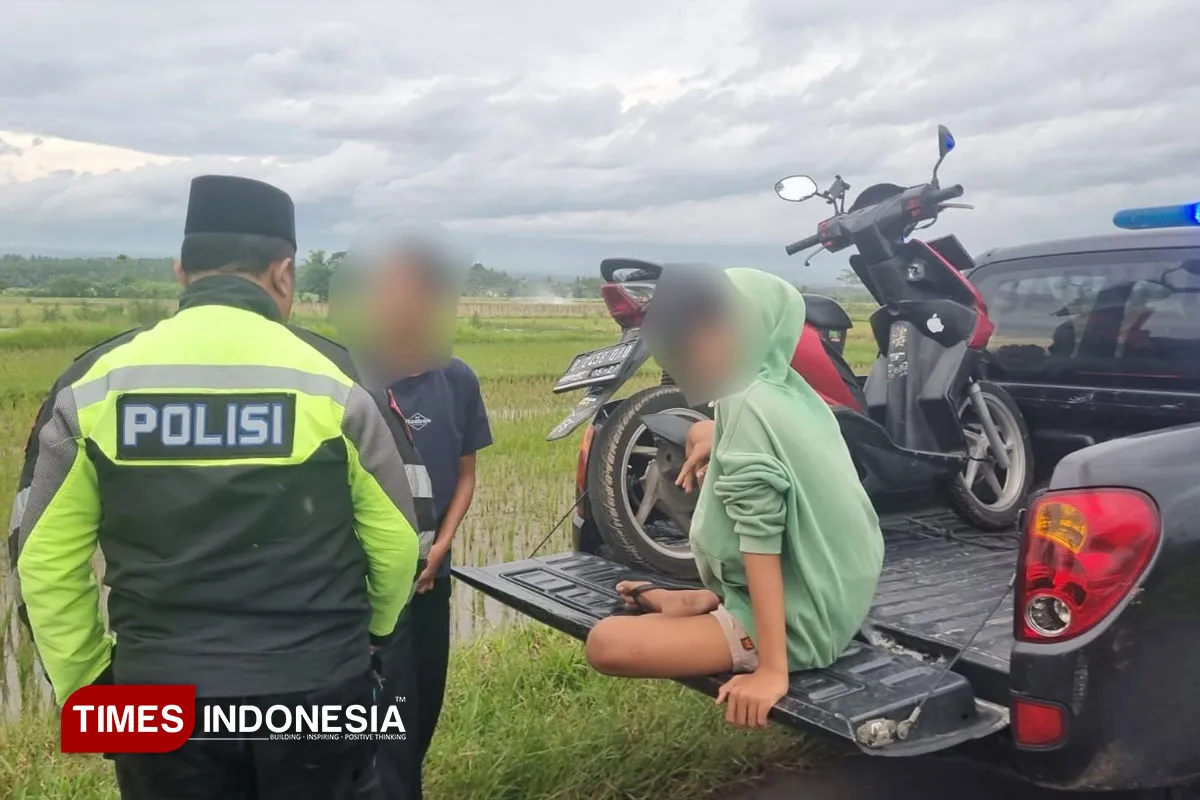 Polsek Kabat Tindak Balap Liar Remaja Selama Ramadan