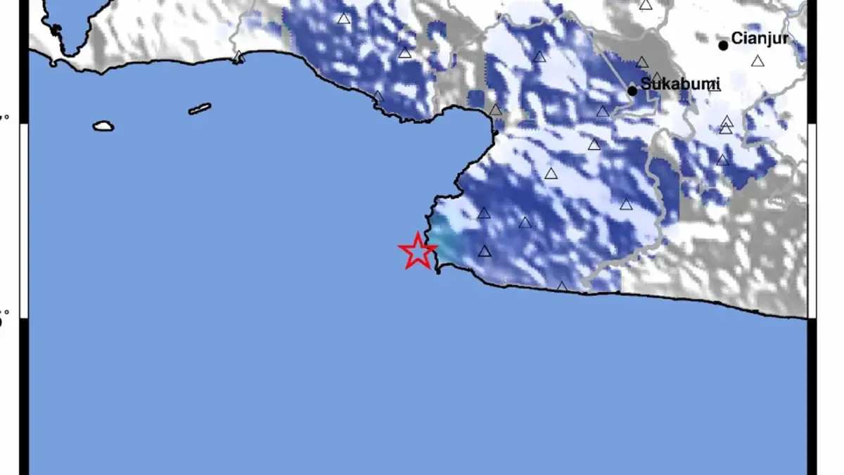 Gempa Bumi M3,3 Mengguncang Wilayah Selatan Sukabumi