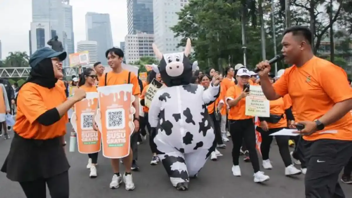 Susu Mbok Darmi Perkenalkan Pibo, Karakter Sapi untuk Komunikasi Digital
