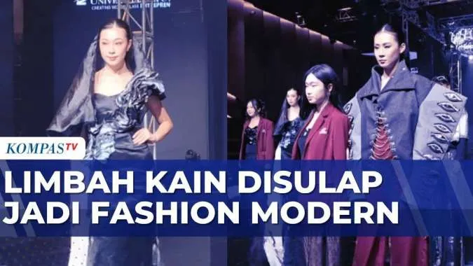 Mahasiswa Surabaya Ubah Limbah Kain Jadi Koleksi Fashion Modern