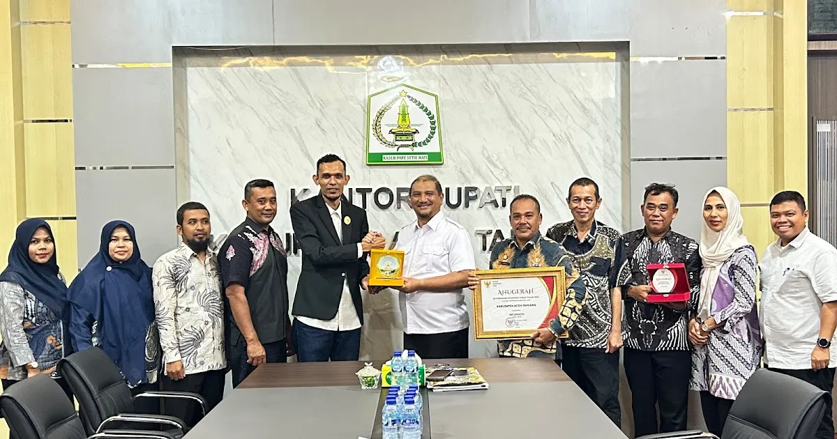 Aceh Tamiang Raih Penghargaan Keterbukaan Informasi Publik 2025