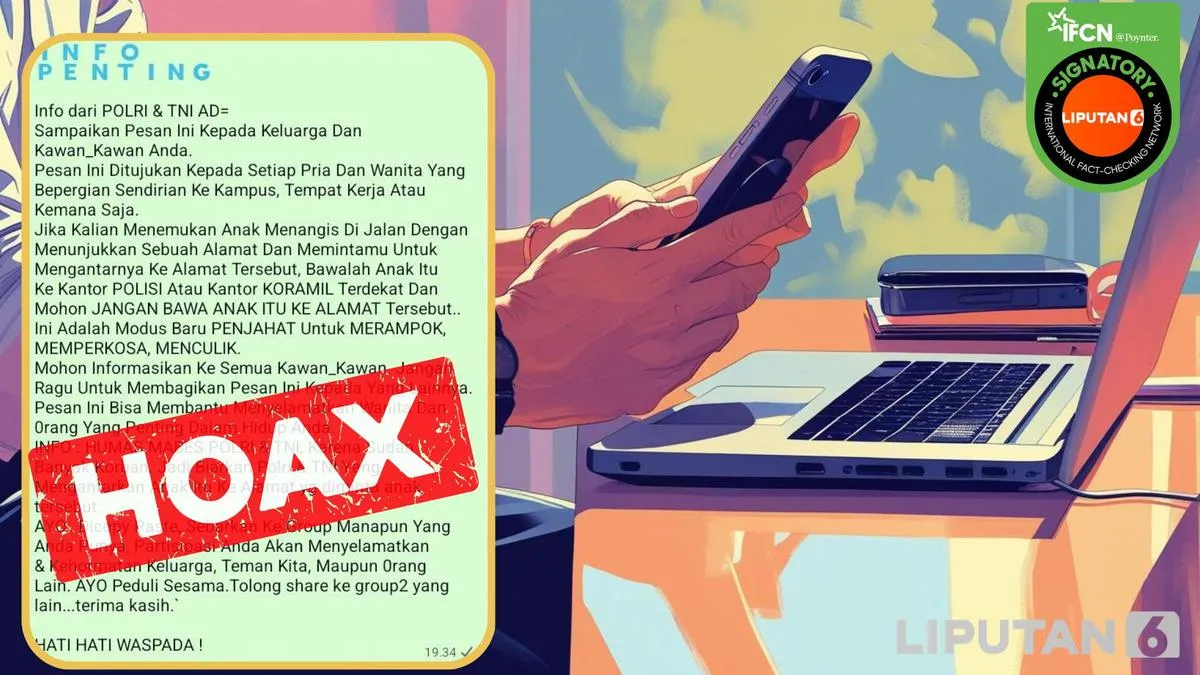 Waspada Hoaks Terkait Aksi Kriminal yang Mengganggu Masyarakat