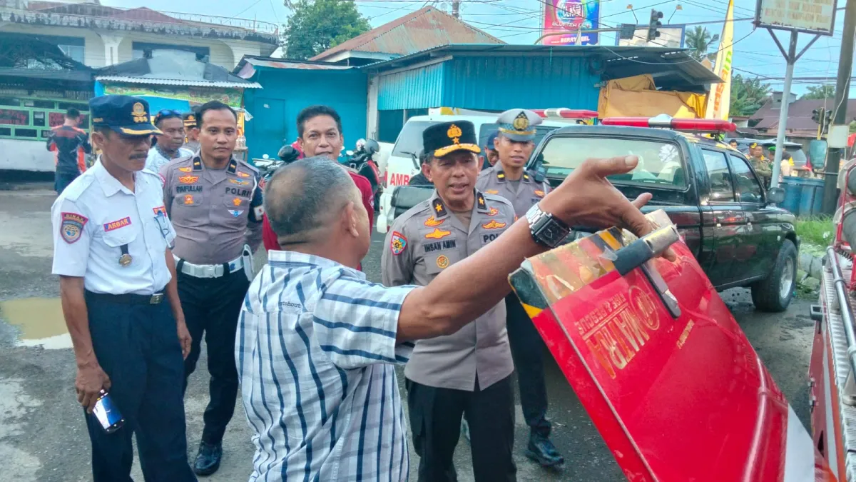 Itwasum Mabes Polri Tinjau Pos Pengamanan Operasi Ketupat 2026