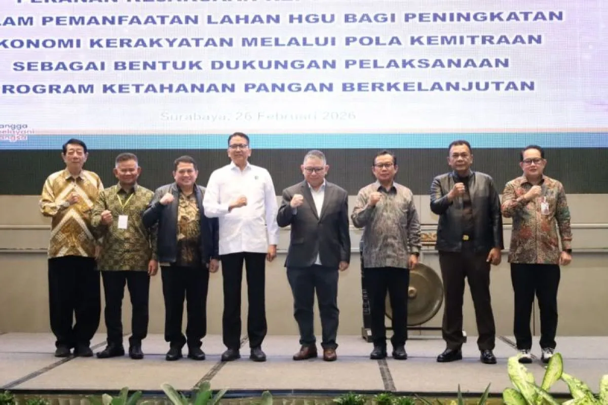 Pemanfaatan HGU di Jatim Dukung Kesejahteraan dan Ketahanan Pangan