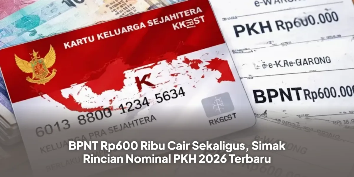 Pemerintah Salurkan BPNT Rp600 Ribu dan Rincian Bantuan PKH 2026
