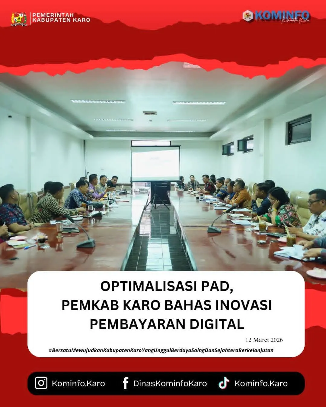 Pemkab Karo Tingkatkan PAD Melalui Inovasi Pembayaran Digital