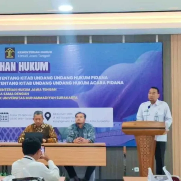 UMS dan Kemenkum Jateng Kolaborasi untuk Reformasi Peradilan Pidana