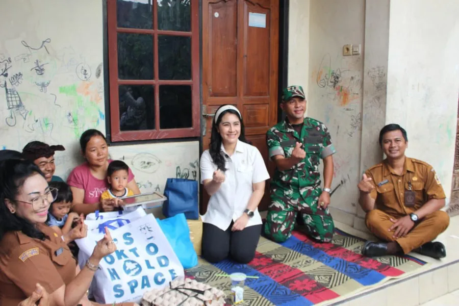 Wamen Kependudukan Tinjau Program Peningkatan Kesejahteraan Keluarga di Bali