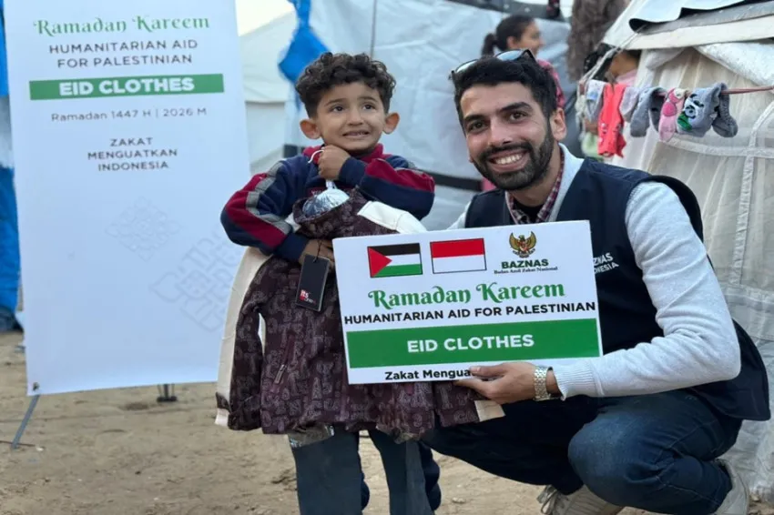 Baznas RI Salurkan 2.400 Pakaian untuk Pengungsi Gaza