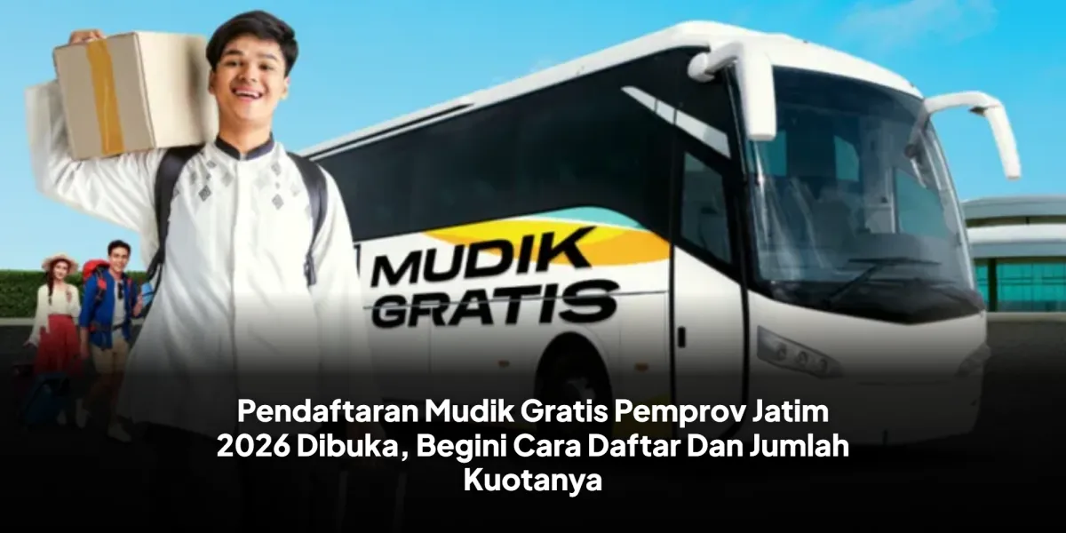 Pendaftaran Mudik Gratis Jatim 2026 Dibuka, Kuota 11.000 Tempat Duduk
