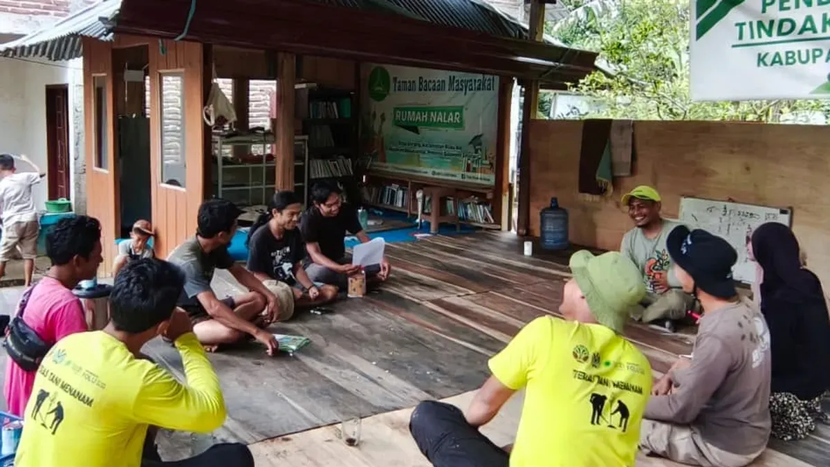 Rumah Nalar di Bulukumba Menyusun Buku Kebudayaan Agraris Desa Anrang
