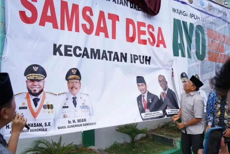 Samsat Desa Resmi Beroperasi di Ipuh, Permudah Pembayaran Pajak Kendaraan